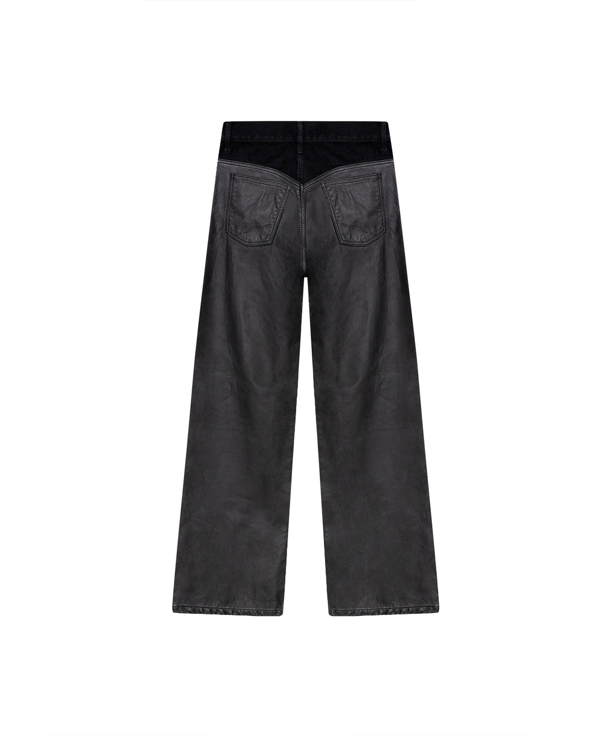 Women´s Leather Panel Pants - Black 63_734G506_NEG194007_5