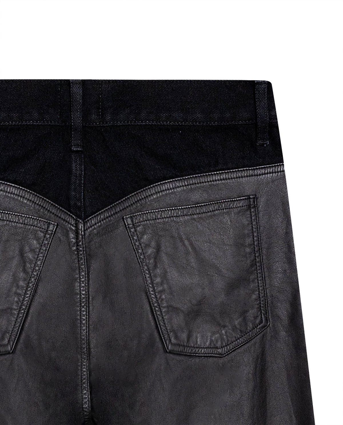 Women´s Leather Panel Pants - Black 63_734G506_NEG194007_6