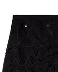 Womens Embroidered Barrel Fit Pants - Special Collection - Black 63_734H501_NEG194007_6