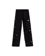 Womens Embroidered Barrel Fit Pants - Special Collection - Black 63_734H501_NEG194007_8
