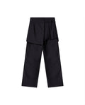 Womens Relaxed Fit Barrel Leg Pants - Special Collection - Gray 63_734H502_GRI193927_5