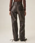 Women´s Leather Barrel Pant - Brown 63_737H401_CAF191325_6
