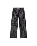Womens Wide Fit Stretch Cargo Pants - Special Collection - Black 63_737H501_NEG194007_4