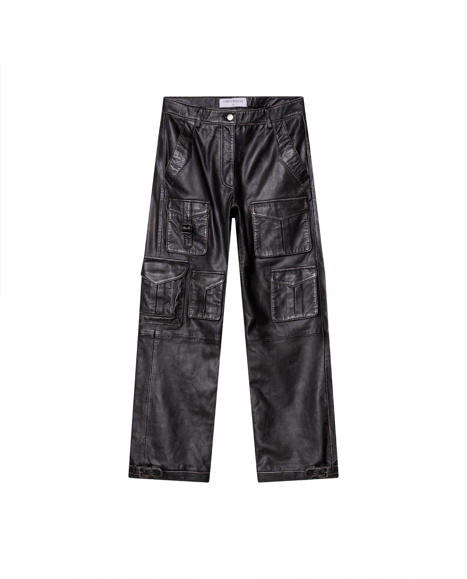 Womens Wide Fit Stretch Cargo Pants - Special Collection - Black 63_737H501_NEG194007_4