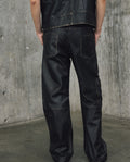 Womens Wide Fit Stretch Cargo Pants - Special Collection - Black 63_737H501_NEG194007_6