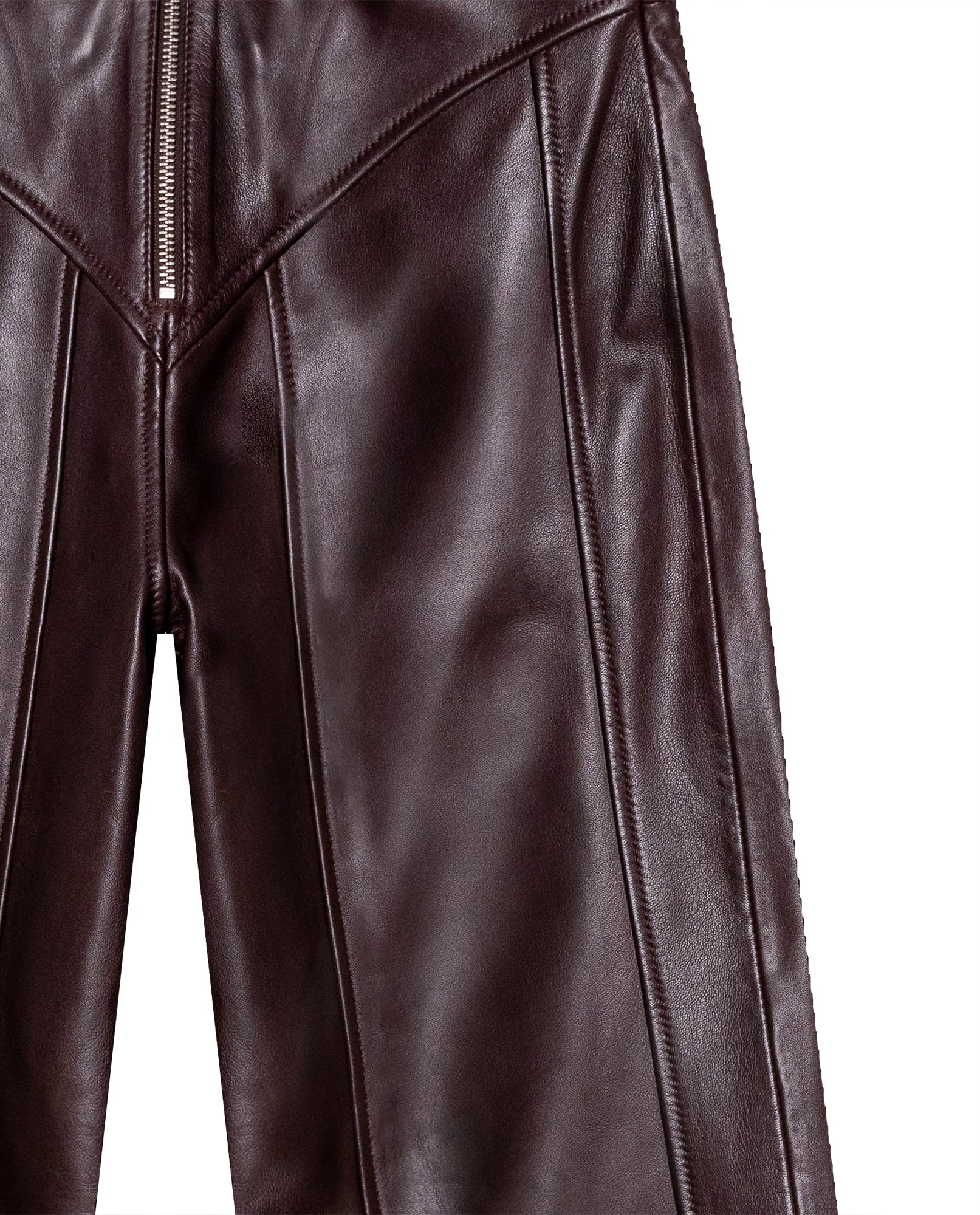 Womens Burgundy Pants - Special Collection - Red 63_737H502_ROJ191617_5