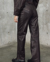 Womens Burgundy Pants - Special Collection - Red 63_737H502_ROJ191617_6