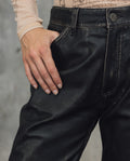 Womens Lambskin Leather Pants - Special Collection - Brown 63_737H504_CAF171321_5