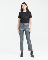 Women´s Metallic Straight Pant - Gray 63_739F005_GRI194205_3