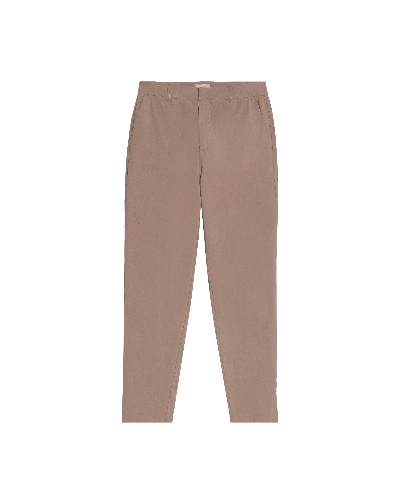Women's High Rise Straight Fit Pants in Rayon-Polyester Blend, Navigator - 1