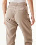 Women's High Rise Straight Fit Pants in Rayon-Polyester Blend, Navigator - 5