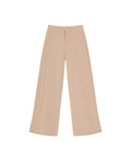 Women's Vertical Cut Wide Leg Pants High Rise in Viscose-Rayon Blend, Evening - 1