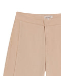 Women's Vertical Cut Wide Leg Pants High Rise in Viscose-Rayon Blend, Evening - 7