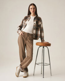 Women´s Straight Fit Pant - Brown 63_739H005_CAF181015_0