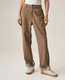 Women´s Straight Fit Pant - Brown 63_739H005_CAF181015_3