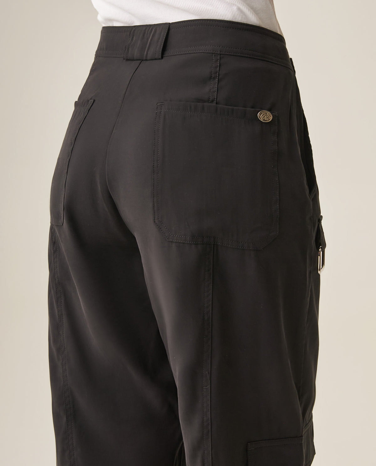 Women´s Cargo Wide Leg Pant - Black 63_739H900_NEG194003_6