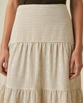 Womens Striped Tiered Maxi Skirt - Yellow 63_741H700_AMA120815_5