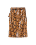 Womens Snake-Print Leather Skirt - Special Collection - Brown 63_747H500_CAF181314_8