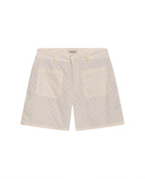 Womens Eyelet Cotton Shorts - White 63_751H700_BLA110601_3