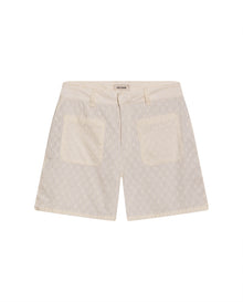 Womens Eyelet Cotton Shorts - White 63_751H700_BLA110601_3
