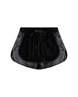 Womens Sheepskin Leather Shorts - Special Collection - Black 63_757H501_NEG194007_5