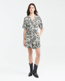 Women´s A-Line Print Shorts - Raw 63_759F001_CRU110606_3