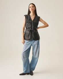 Women´s Leather Vest - Black 63_767H400_NEG194007_0