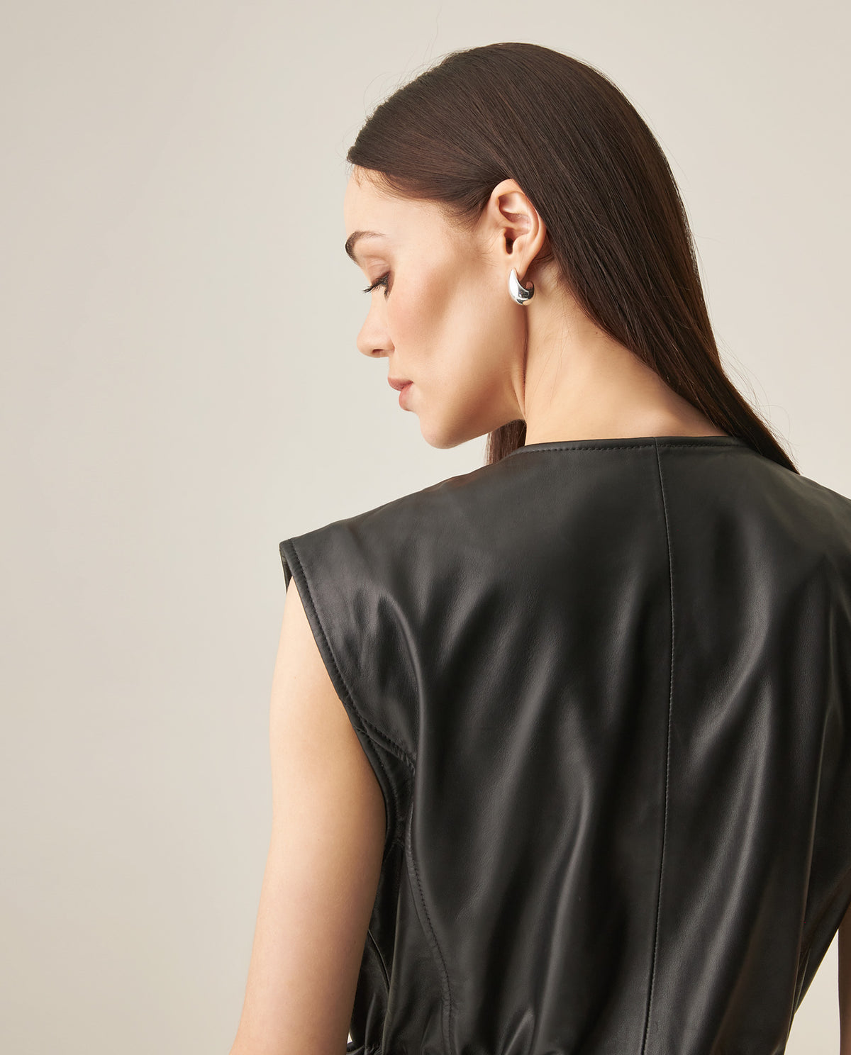 Women´s Leather Vest - Black 63_767H400_NEG194007_7