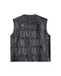Womens Lambskin Leather Lightweight Vest - Special Collection - Black 63_767H501_NEG194007_7