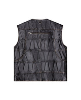 Womens Lambskin Leather Lightweight Vest - Special Collection - Black 63_767H501_NEG194007_7