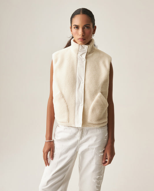 Women´s Reversible Quilted Vest - White 63_769H001_BLA120601_3