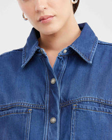 DENIM MINI DRESS