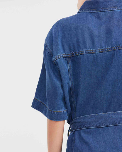 DENIM MINI DRESS