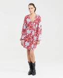 WRAPPED MINI DRESS