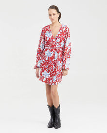 WRAPPED MINI DRESS