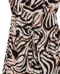 Womens Dress Midi Slit Semi-Fitted Viscose–Rayon Animal Print Halter Neck - Raw 63_771H003_CRU114302_8