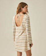 Womens Striped Long Sleeve Midi Dress - Yellow 63_771H700_AMA120815_6