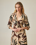 Women´s Linen Midi Dress - Raw 63_772H001_CRU120605_3