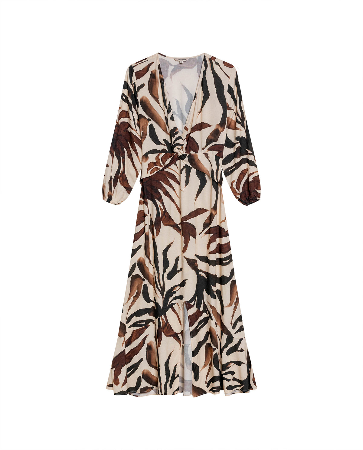 Women´s Linen Midi Dress - Raw 63_772H001_CRU120605_4