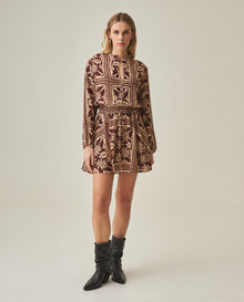 Women´s Printed Dress - Brown 63_772H002_CAF191321_0