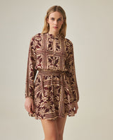 Women´s Printed Dress - Brown 63_772H002_CAF191321_3