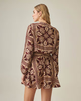 Women´s Printed Dress - Brown 63_772H002_CAF191321_6