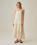 Women´s Long Linen Dress - Raw 63_772H005_CRU130905_0