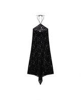 Womens Halter Neck Dress - Special Collection - Black 63_774H500_NEG194007_5