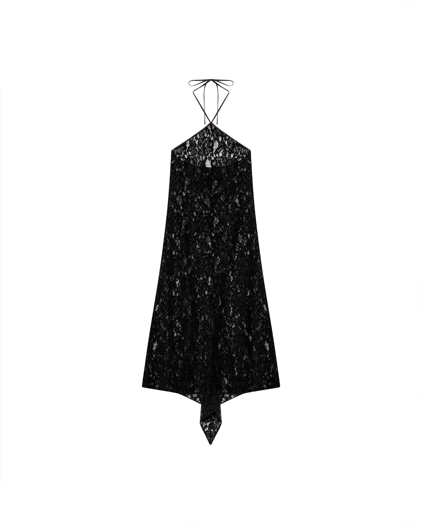 Womens Halter Neck Dress - Special Collection - Black 63_774H500_NEG194007_5