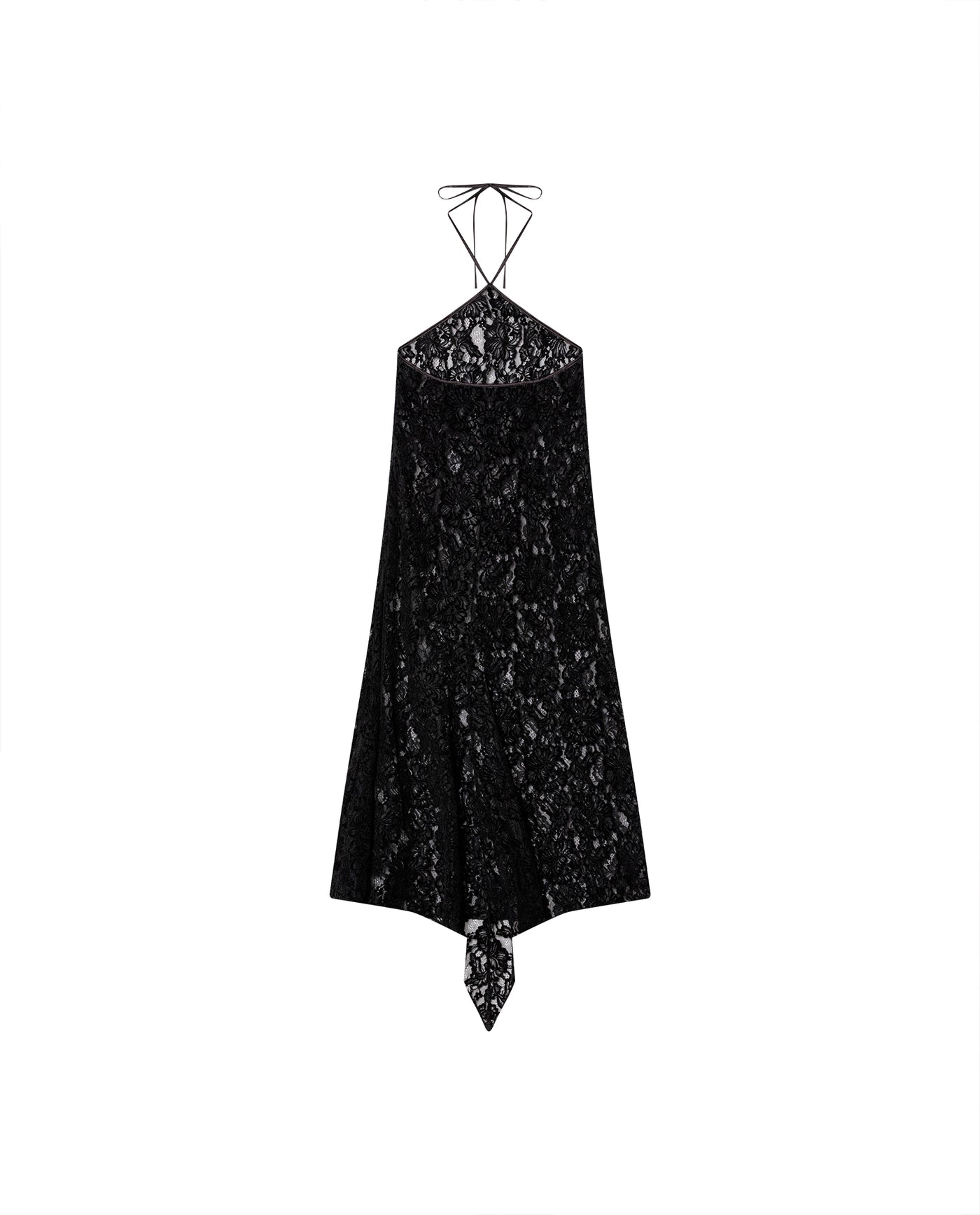 Womens Halter Neck Dress - Special Collection - Black 63_774H500_NEG194007_8