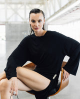 Womens Oversized Mini Dress - Special Collection - Black 63_774H503_NEG194007_6