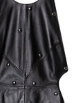 Womens Sheepskin Leather Fitted Dress - Special Collection - Black 63_777H500_NEG194007_7