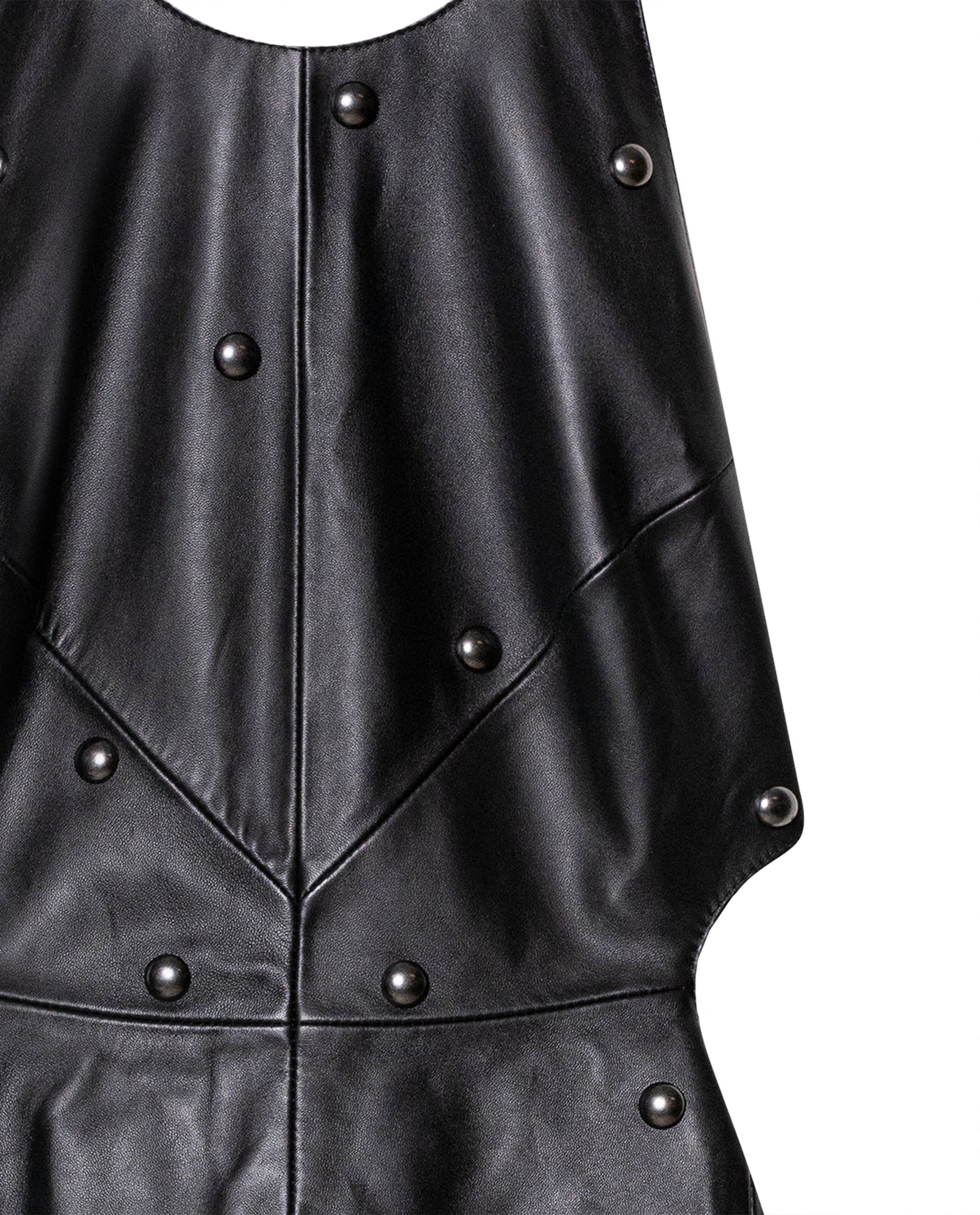 Womens Sheepskin Leather Fitted Dress - Special Collection - Black 63_777H500_NEG194007_7