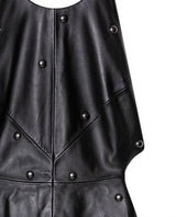 Womens Sheepskin Leather Fitted Dress - Special Collection - Black 63_777H500_NEG194007_7